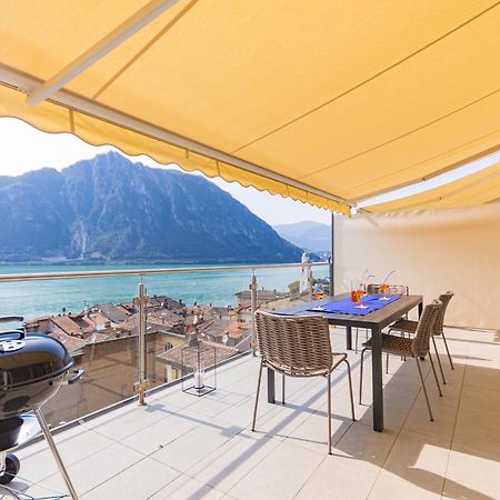 Casa Madlen - Bright Attic With Marvelous View Lägenhet Campione dʼItalia Exteriör bild