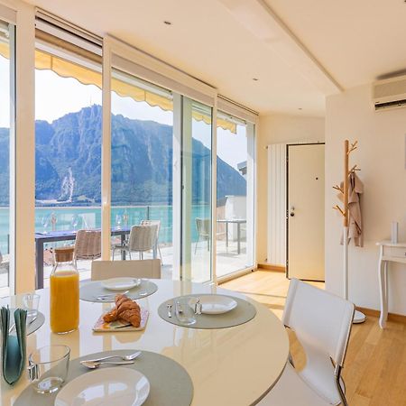 Casa Madlen - Bright Attic With Marvelous View Lägenhet Campione dʼItalia Exteriör bild